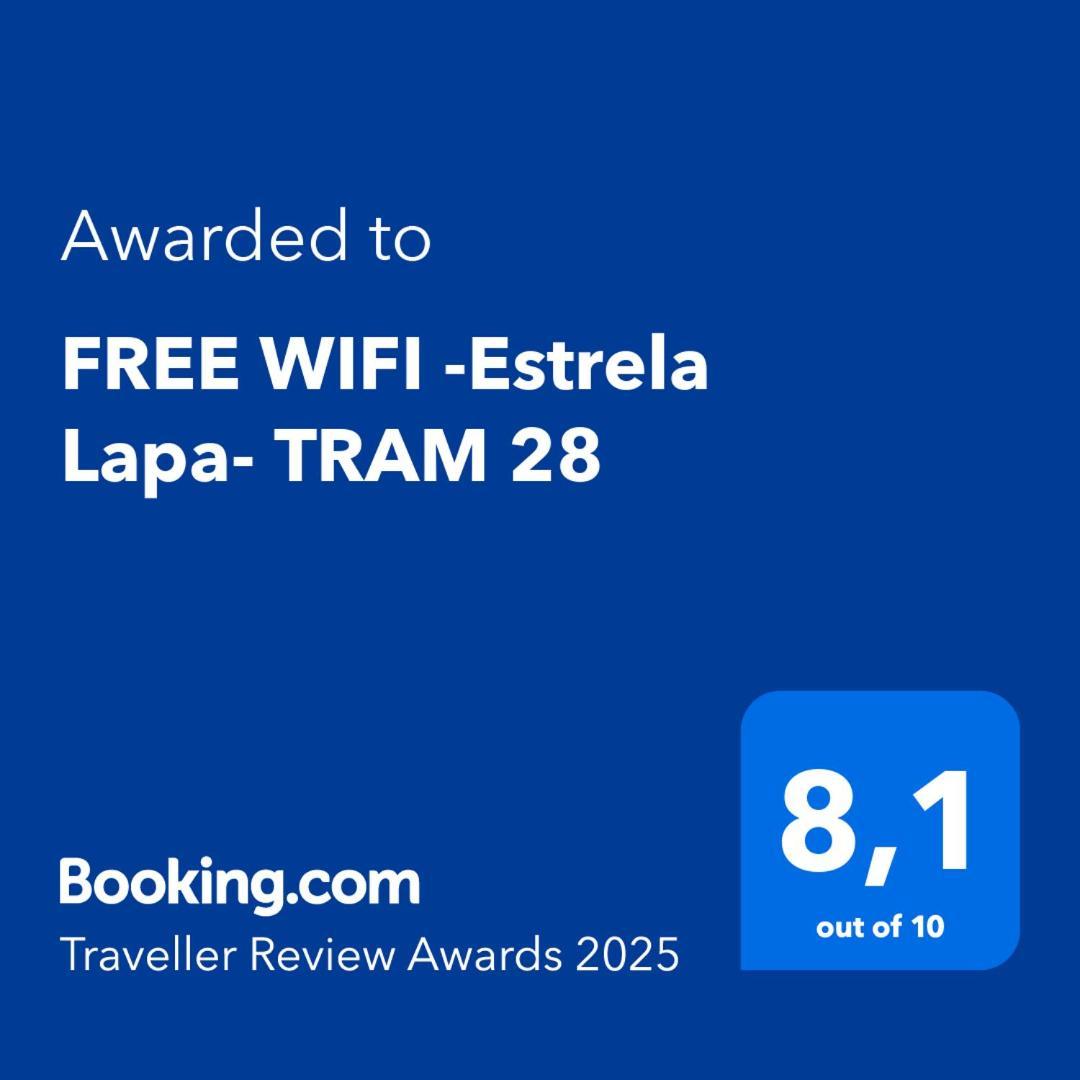 Free Wifi -Estrela Lapa- Tram 28 Appartement Lissabon Buitenkant foto